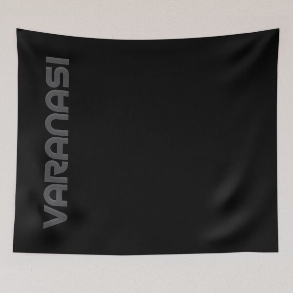 Item preview, Varanasi Vertical Text designed and sold by designkitsch.