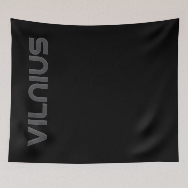 Item preview, Vilnius Vertical Text designed and sold by designkitsch.