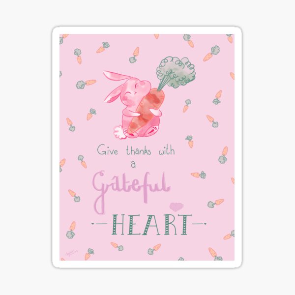 Give Thanks Sticker