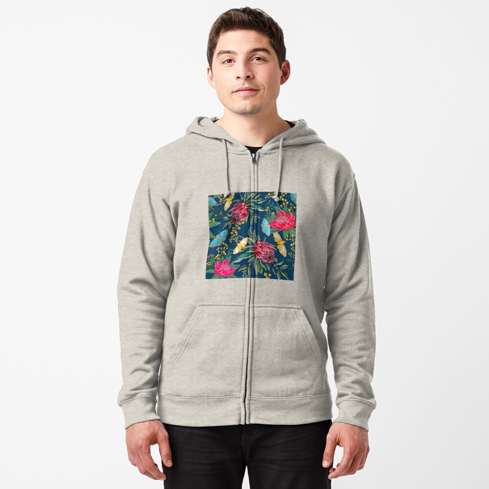 Item preview, Zipped Hoodie designed and sold by MagentaRose.