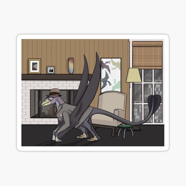 Item preview, 1950’s eudimorphodon designed and sold by Smolpaws.