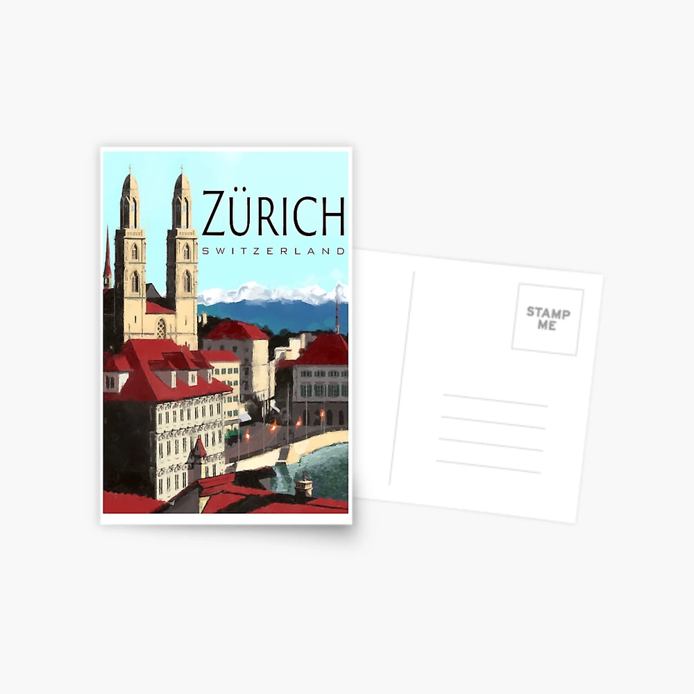 ビンテージポスター 【Schaad, Hans P - LVZ Zurich】 Vintage poster – Zurich, Schweiz Switzerland Suisse, 1950's