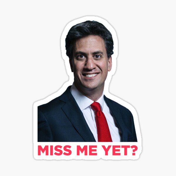 Chaos With Ed Miliband Sticker