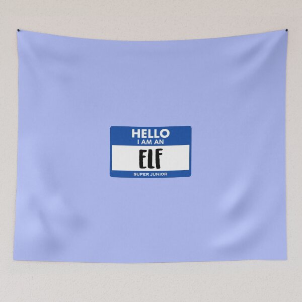 Item preview, HELLO I AM AN E.L.F - SUPER JUNIOR designed and sold by skeletonvenus.