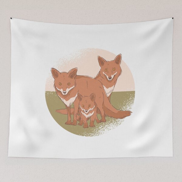 Item preview, Fox family designed and sold by ritshi.