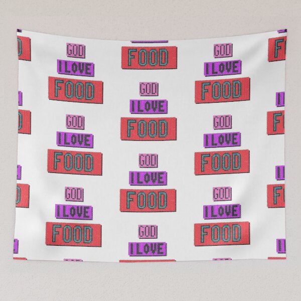 Item preview, God I Love Food designed and sold by MoMoJaJa.