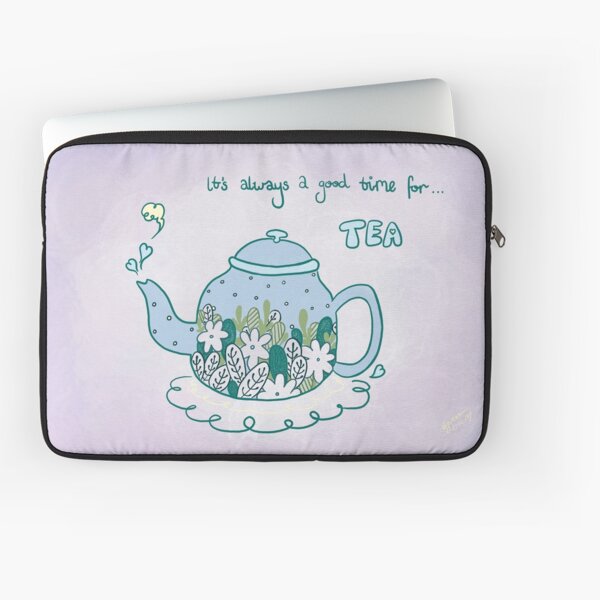 It's Tea Time - Bluebell Laptop Sleeve