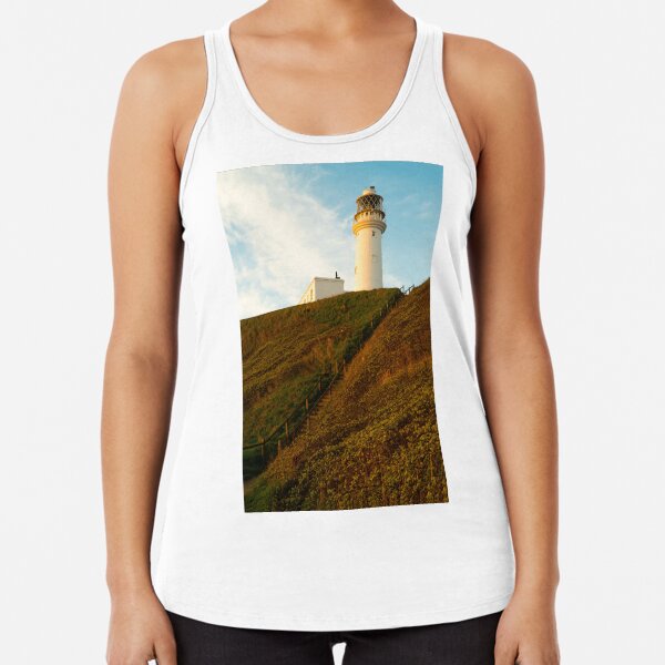 Flamborough Head Lighthouse, Racerback Tank Top
