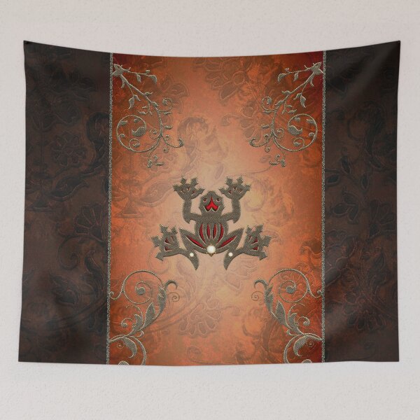 Item preview, Wonderful decorative frog with floral elements designed and sold by nicky2342.