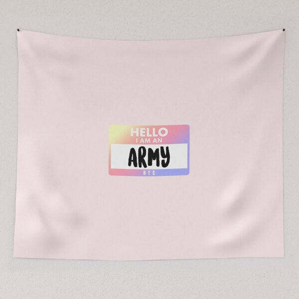 Item preview, HELLO I AM AN ARMY - BTS designed and sold by skeletonvenus.