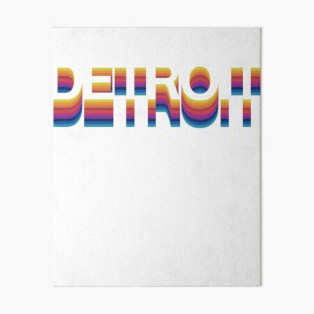 Vintage Detroit Tiger Design Art Board Print for Sale by n--o--n