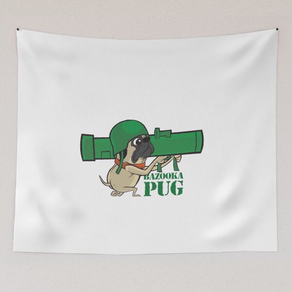 Item preview, Bazooka Pug designed and sold by ritshi.