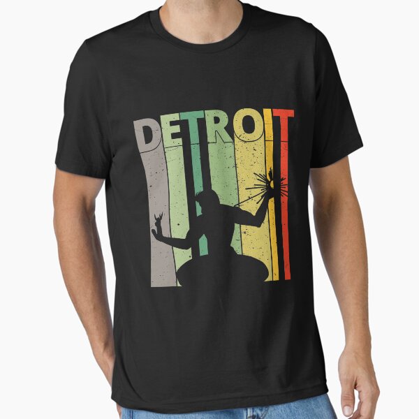 Item preview, Detroit Spirit of Detroit Retro Vintage Distressed Design designed and sold by 519 Collection.