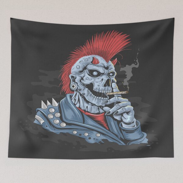 Item preview, PUNK SKULL JACKET designed and sold by leen12 Art Designs Prints.