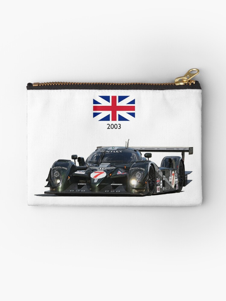 Bentley Speed 8 2003 Le Mans Winner Zipper Pouch By Jonbunston Redbubble