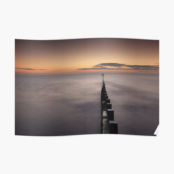 sunrise, aberdeen beach Poster