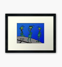 ZEEK ... The Martian Geek Framed Print