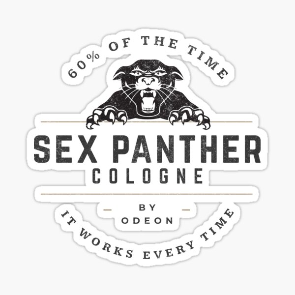 Sex Panther Cologne Logo Sticker