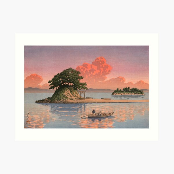 Kujukushima, Shimabara by Kawase Hasui Art Print