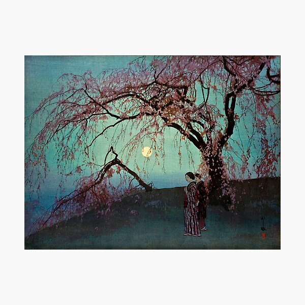 Kumoi Sakura by Yoshida Hiroshi Photographic Print