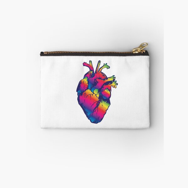 Item preview, Anatomical rainbow hand drawn heart designed and sold by Anna Zakharova.