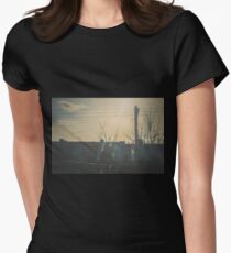 “There is a crack in everything. That's how the light gets in.” ~ Leonard Cohen Women's Fitted T-Shirt
