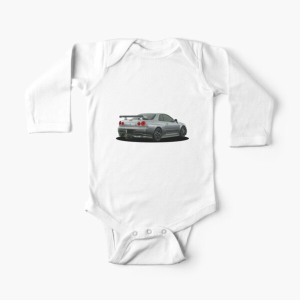 JDM Godzilla Long Sleeve Baby One-Piece