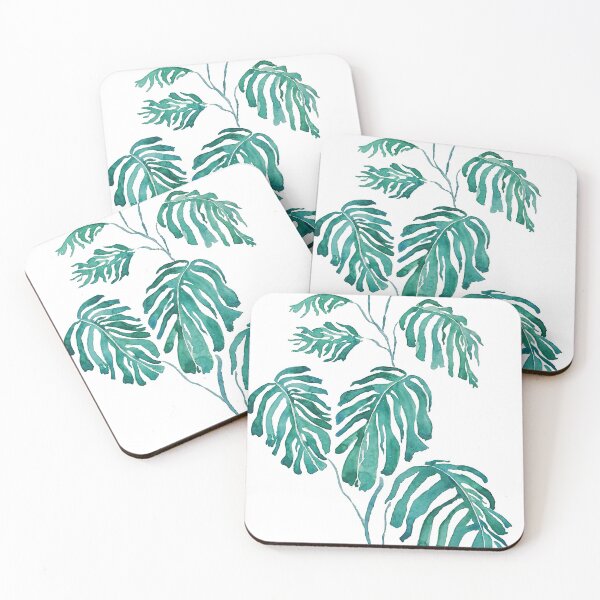Item preview, planta monstera pintada a mano 2017 designed and sold by ColorandColor.