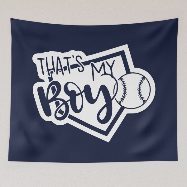 Item preview, That's my Baseball Boy - White designed and sold by Mommylife.