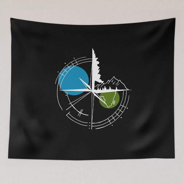 Item preview, Compass - globe abstract designed and sold by SirCampalot.