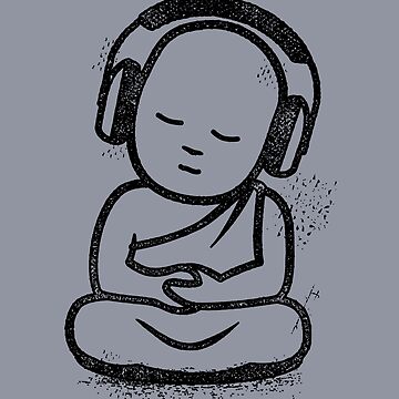 Artwork thumbnail, Buddha Headphones - Buddhist Monk DJ by propellerhead