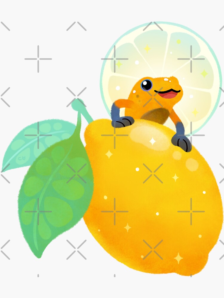 Thumbnail 3 of 3, Sticker, Golden poison lemon sherbet 1 designed and sold by pikaole.