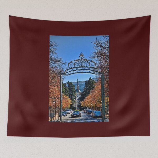 Item preview, Spain. La Granja de San Ildefonso. Gates of the Royal Palace. designed and sold by vadim19.