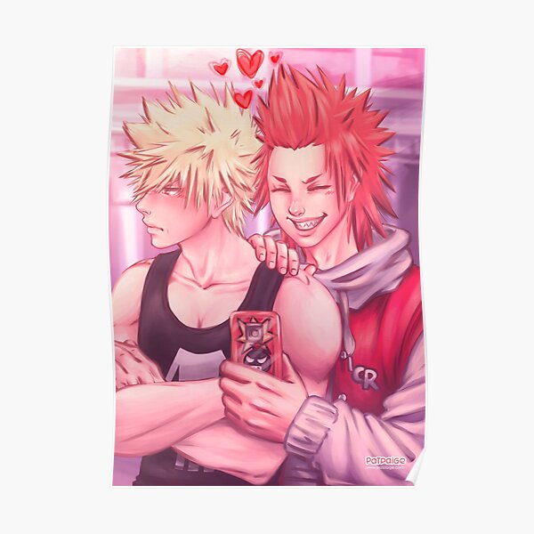 KiriBaku Selfie Póster