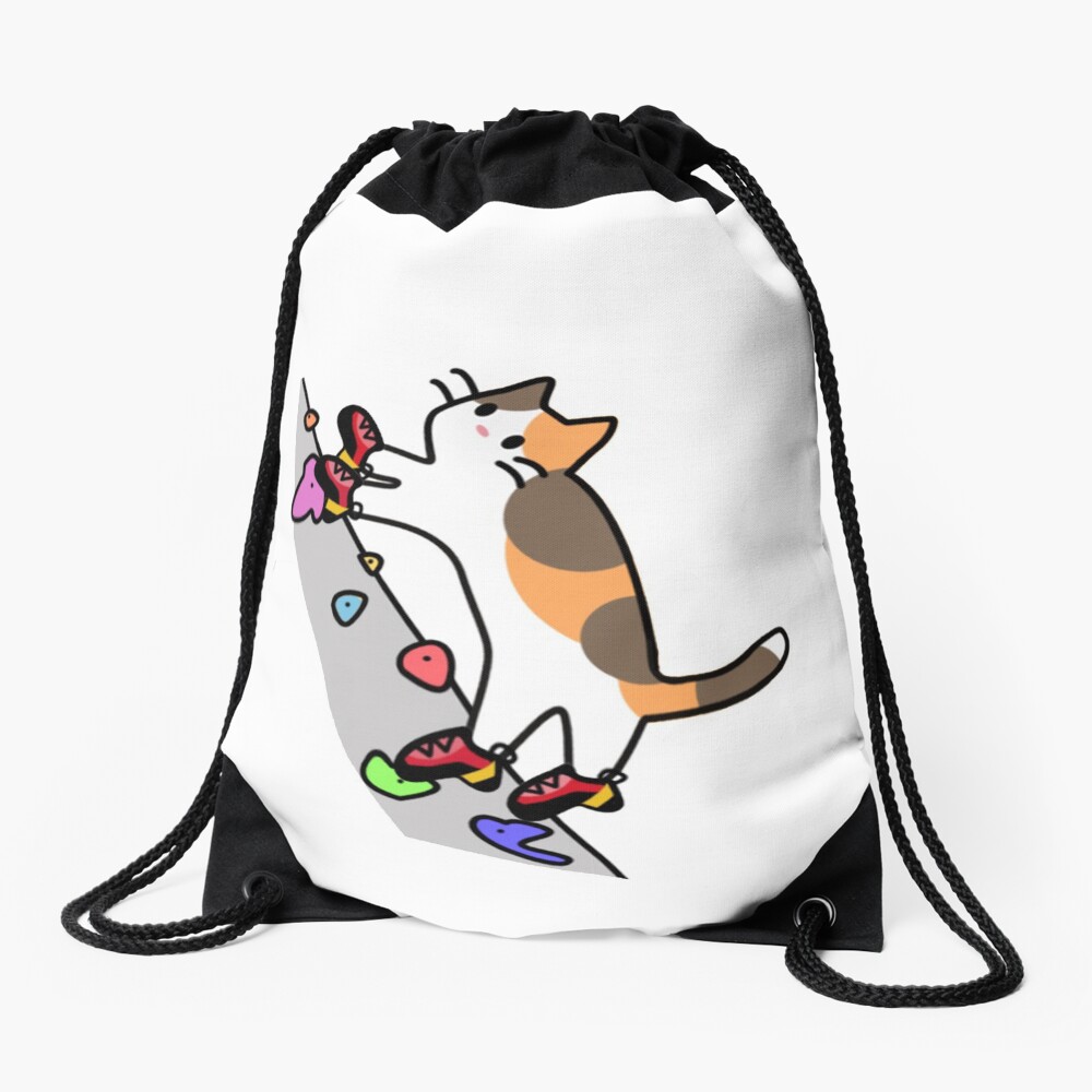 Pies de Gato (no words) Drawstring Bag