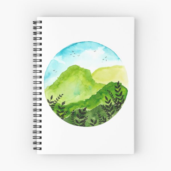 Item preview, Surreal Mountain Watercolor designed and sold by Grand Adventure Art.