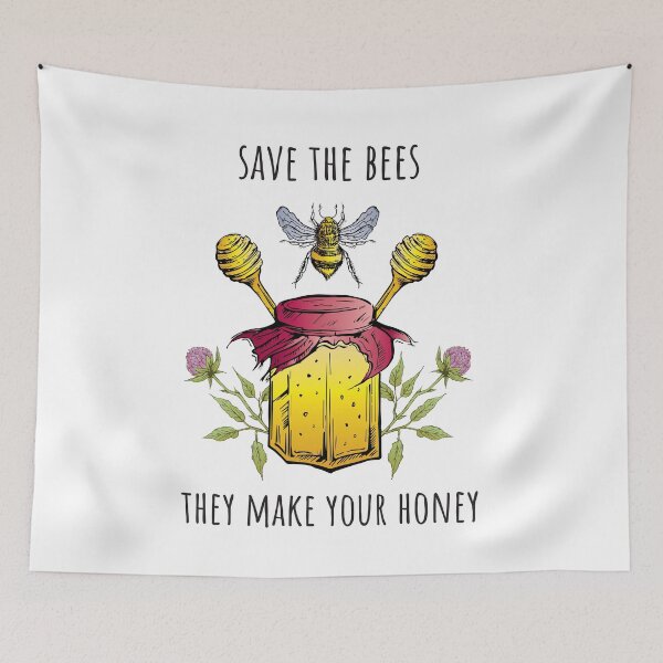Item preview, Save the bees they make your honey designed and sold by Anna Zakharova.
