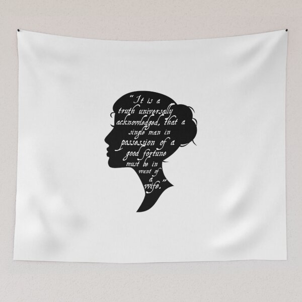 Item preview, Literature Lovers' Pride and Prejudice Inspired "It is a Truth Universally Acknowledged" designed and sold by mulberrydragon.