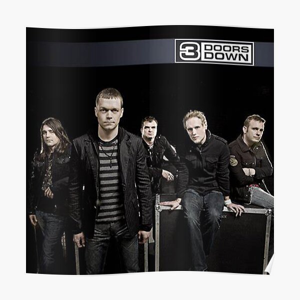 "3 Doors Down Tour Band" Poster for Sale by anartp29 Redbubble