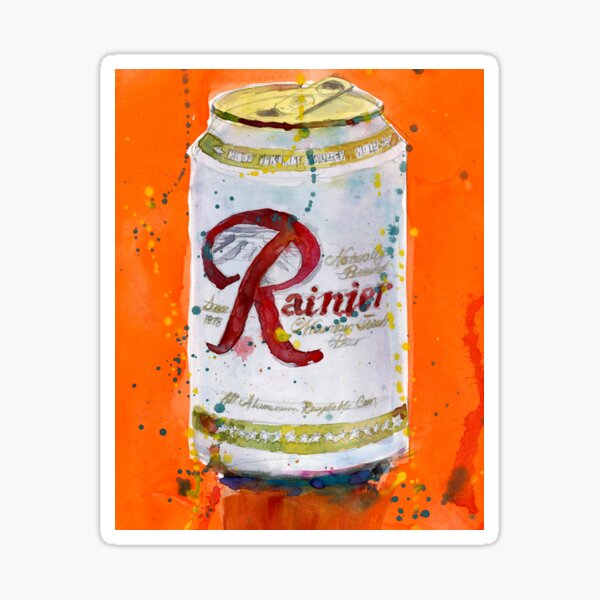 Rainier Beer Stickers Redbubble