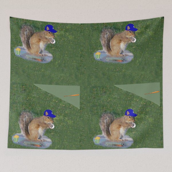 Item preview, Squirrel Pitches Strikeout designed and sold by kristalcurt.