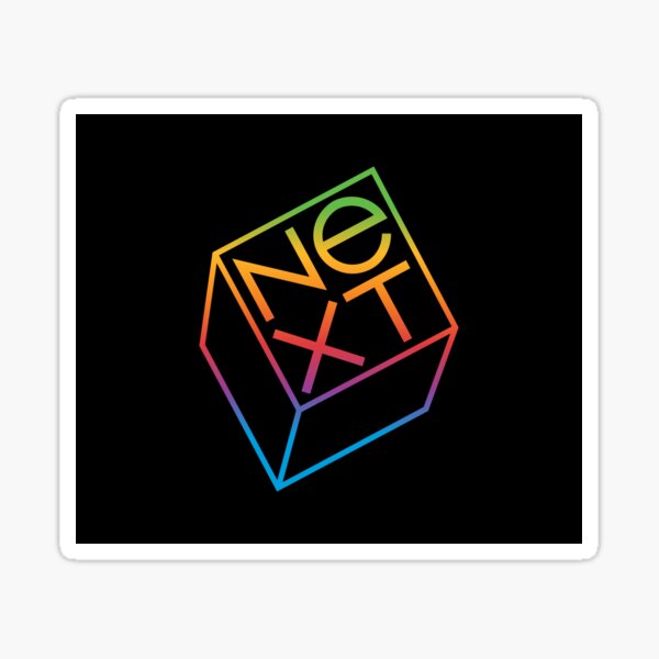 Rainbow NeXT Logo Sticker
