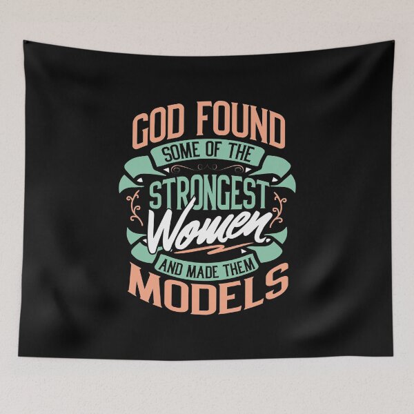Item preview, Strong Woman Models Profession Gift Idea designed and sold by haselshirt.