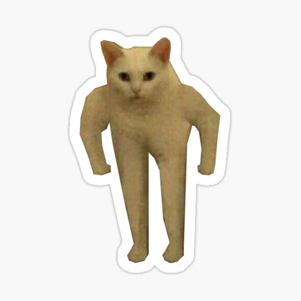"strong cat" Sticker for Sale by lichwitch Redbubble