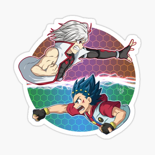 Shu Kurenai Aesthetic?- Beyblade Burst Sticker for Sale by AyushTuber