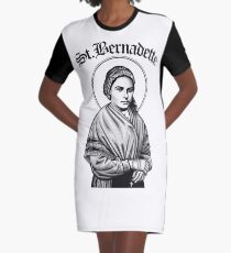 St. Bernadette Graphic T-Shirt Dress
