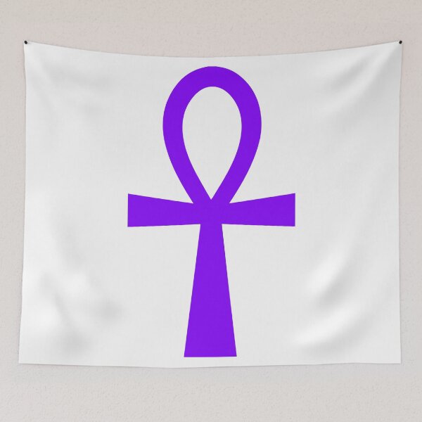 Item preview, Purple Ankh Hieroglyph Symbol designed and sold by Andrew Browne.