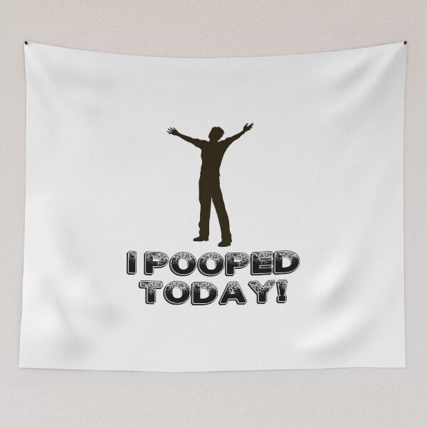 Item preview, Pooping product - I Pooped Today - Rude Humor Gifts designed and sold by stuch75.