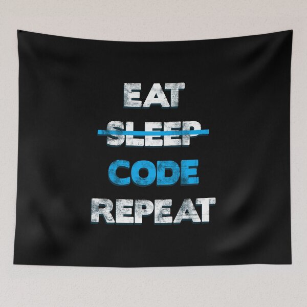 Item preview, Coding  product - Eat Sleep Code Repeat - Computer Tech Gifts designed and sold by stuch75.
