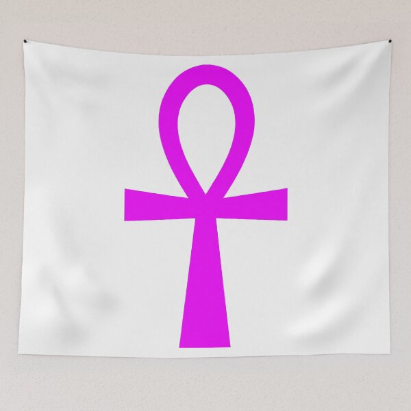 Item preview, Magenta Ankh Hieroglyph Symbol designed and sold by Andrew Browne.